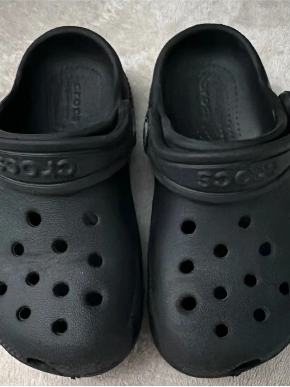 CROCS Kids Classic Clogs in Black